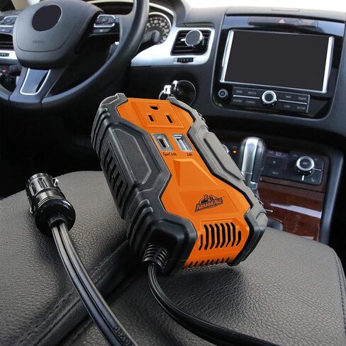 إكسسوارات XTREME DIGITAL LIFESTYLE ACCESSORIES عاكس طاقة ممتاز بقدرة 120 وات مزود بمنفذي USB وUSB-A وUSB-C in Kuwait