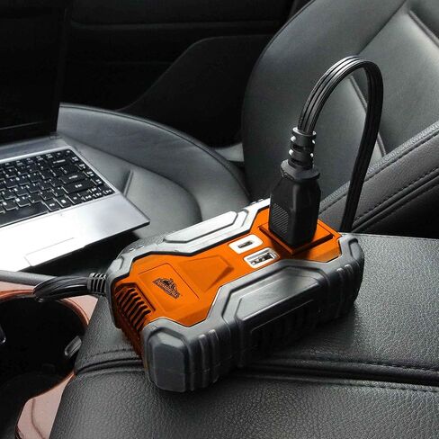 إكسسوارات XTREME DIGITAL LIFESTYLE ACCESSORIES عاكس طاقة ممتاز بقدرة 120 وات مزود بمنفذي USB وUSB-A وUSB-C in Kuwait