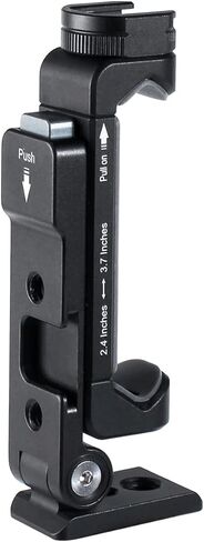 ارناركوك حامل ثلاثي القوائم معدني خفيف الوزن مع حذاء بارد قابل للدوران متوافق مع ايفون 11 و12 و13 برو ماكس وحامل جوال ثلاثي القوائم مع برغي اركا سويس 1/4 انش ومدونات الفيديو in Kuwait