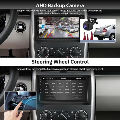 2+32G Android Car Stereo for Mercedes Benz W169 W245 B160 B170 B180 B200 W639 Vito Viano W906 Sprinter with Wireless Carplay Android Auto, 9" Touchscreen Bluetooth Car Radio with HiFi WiFi GPS Camera in Saudi Arabia