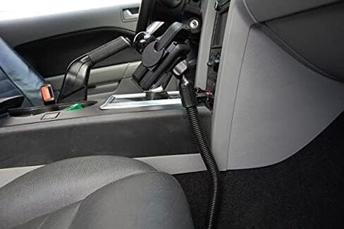 حامل الهاتف في السيارة، حامل رقمي للسيارة {عالمي} حامل للهاتف المحمول آيفون XS MAX X XR 8/8Plus 7/7 Plus، جالاكسي S10 S10E S9 S8 Plus Note 10 9 8 (جميع 4-6.5 بوصة) شاشات مع خاصية الإهتزاز عنق الإوزة in Kuwait