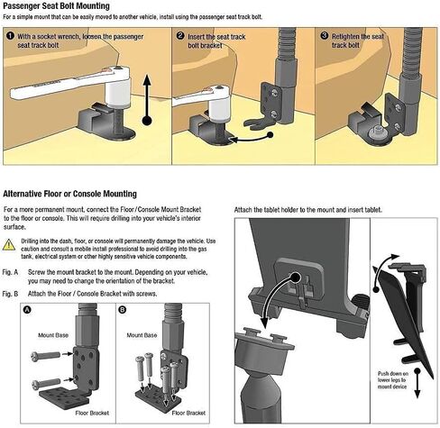 حامل الهاتف في السيارة، حامل رقمي للسيارة {عالمي} حامل للهاتف المحمول آيفون XS MAX X XR 8/8Plus 7/7 Plus، جالاكسي S10 S10E S9 S8 Plus Note 10 9 8 (جميع 4-6.5 بوصة) شاشات مع خاصية الإهتزاز عنق الإوزة in Kuwait