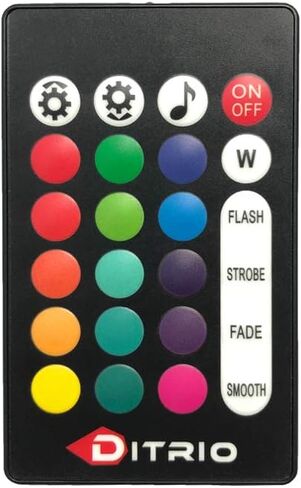 طقم اكسسوارات ديتريو 1 قطعة 24 ازرار ريموت M12r DR-24 in Kuwait