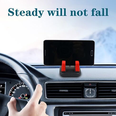 CSRUIC Dashboard Car Phone Holder, Car Phone Mount,Silicone Car Pad Mat for Various Dashboards, Slip Free Desk Phone Stand Compatible with iPhone, Android Smart Phones, GPS, KGs3 and More in Saudi Arabia