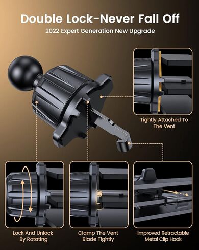 APPS2Car حامل الهاتف للسيارة للوحة القيادة / الزجاج الأمامي/التهوية [أسرع وأمان] حامل هاتف سيارة عالمي مع قاعدة تثبيت قوية وسراع طويل، متوافق مع آيفون 12/12 برو ماكس، 11، سامسونج، إلخ. أسود in Kuwait