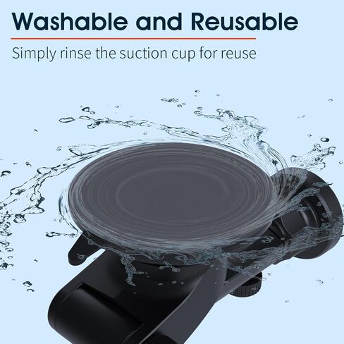 Car Phone Mount Stick-On Dashboard Holder, 360° Rotatable, Strong Adhesive in Saudi Arabia
