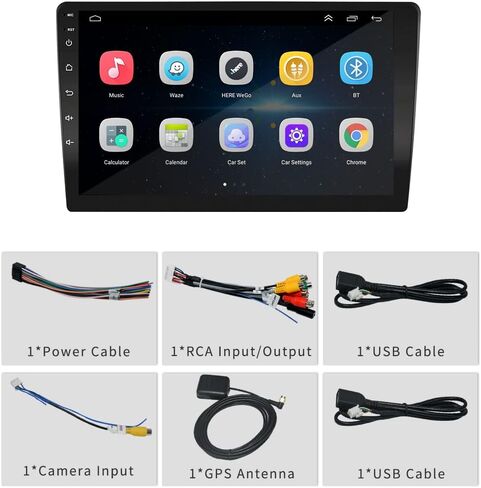 ليكسسون 10 بوصة أندرويد 9.1 راديو السيارة 1024x600 نظام تحديد المواقع بلوتوث الملاحة USB لاعب 1G DDR3 + 16G NAND فلاش الذاكرة in Kuwait