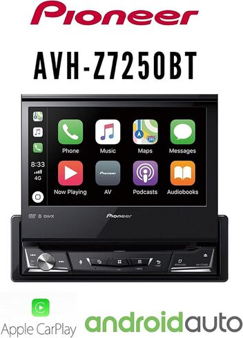Pioneer - ريسيفر DVD للوسائط المتعددة 7 بوصة - أسود (متجدد) in Saudi Arabia