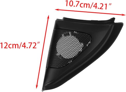 Fydun 1 Pair Car Door Speaker Cover Audio Tweeter Trim Black Speaker Decor Replacement for Corolla 2003‑2006 in Saudi Arabia
