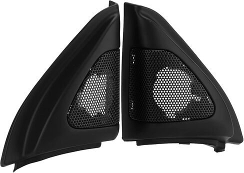 Fydun 1 Pair Car Door Speaker Cover Audio Tweeter Trim Black Speaker Decor Replacement for Corolla 2003‑2006 in Saudi Arabia