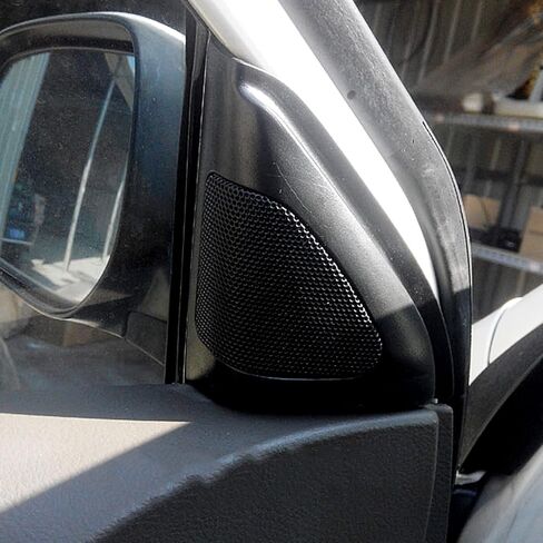 Fydun 1 Pair Car Door Speaker Cover Audio Tweeter Trim Black Speaker Decor Replacement for Corolla 2003‑2006 in Saudi Arabia