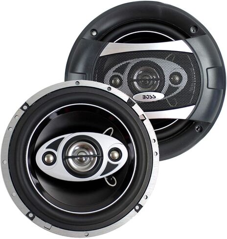 2) NEW BOSS AUDIO P65.4C 6.5" 4-Way 400W Car Coaxial Speakers Stereo P654C (Renewed) in Saudi Arabia