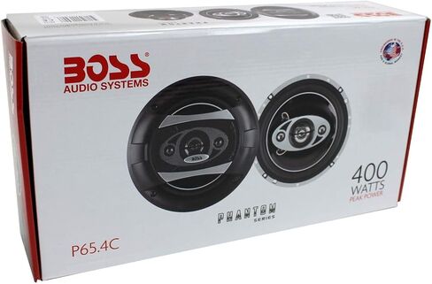 2) NEW BOSS AUDIO P65.4C 6.5" 4-Way 400W Car Coaxial Speakers Stereo P654C (Renewed) in Saudi Arabia