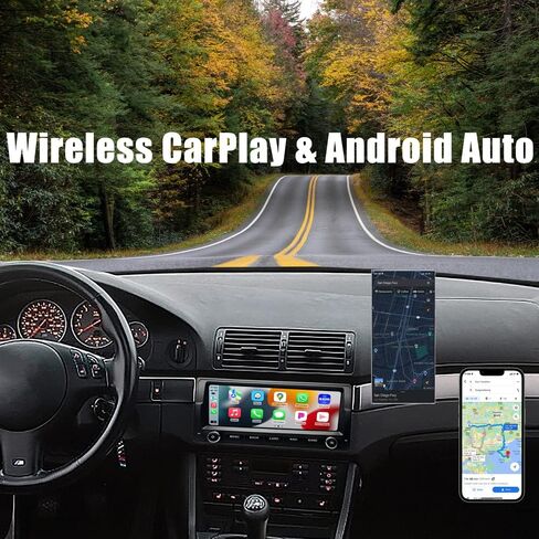 Android 12 Car Stereo CarPlay الوسائط المتعددة لسيارات BMW E46 1998-2006، Rover 75، MG ZT، راديو وحدة الملاحة الرئيسية بنظام Android 8.8 بوصة، شاشة تعمل باللمس، DSP Octa Core 4G+128G، مخرج بصري/BT/WiFi/4G/FastBoot/SWC/ المقابض in Kuwait