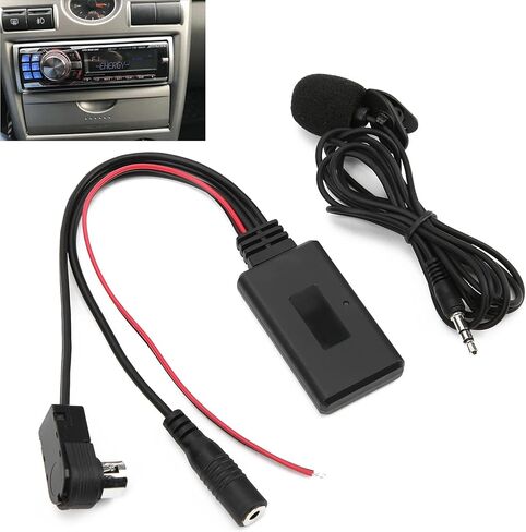 Bluetooth Alpine cda, Bluetooth 5.0 AUX Cable Adapter with Microph Handsfree Car Fit for Alpine Kit ABS DC12V in Saudi Arabia