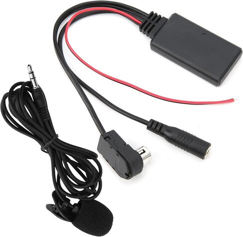 Bluetooth Alpine cda, Bluetooth 5.0 AUX Cable Adapter with Microph Handsfree Car Fit for Alpine Kit ABS DC12V in Saudi Arabia