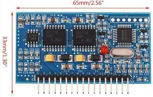 Gump's Grocery DC-AC محول موجة جيبية نقية SPWM Board EGS002 EG8010 + IR2110 وحدة تشغيل in Saudi Arabia