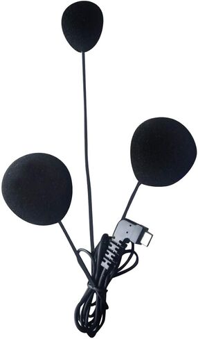 BT-S3 Type-C Interface Soft Microphone Earphone Accessories of Motorcycle Bluetooth Headset Intercom(Only Suitable for Full face Helmets) in Kuwait