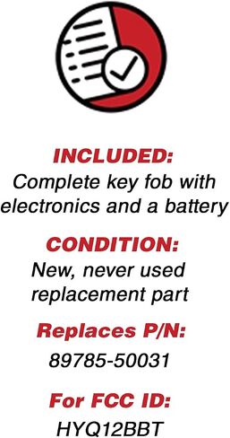 KeylessOption دخول بدون مفتاح عن بعد فوب غير مقطوع مفتاح الإشعال الرئيسي للسيارة ES330 LS430 SC430، HYQ12BBT in Kuwait