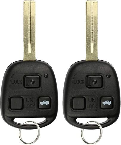 KeylessOption دخول بدون مفتاح عن بعد فوب غير مقطوع مفتاح الإشعال الرئيسي للسيارة ES330 LS430 SC430، HYQ12BBT in Kuwait