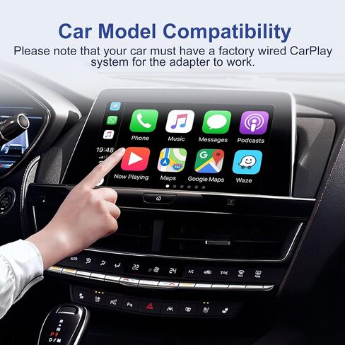 محول CarPlay اللاسلكي ومحول Android التلقائي اللاسلكي، منفذ USB/USB C، دونجل CarPlay اللاسلكي تحويل CarPlay السلكي إلى CarPlay اللاسلكي/Android Auto، لسيارة CarPlay السلكية OEM، التوصيل والتشغيل in Kuwait