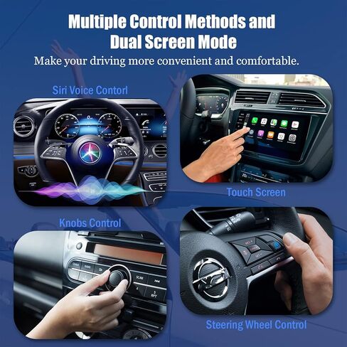 KAMING Wireless CarPlay Adapter with Netflix - The Magic Box 2023 CarPlay Adapter for iPhone & Android Phone to Stream to Car & Convert Wired to Wireless Apple CarPlay & Wireless Android Auto Adapter in Kuwait