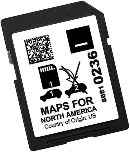 Wzytshun 86810236 2022 أحدث الخرائط والملاحة بطاقة SD أحدث إصدار تحديث الخرائط المتوافق مع GMC Cadillac Buick SilveradoI Camaro 2019 2020 2021 in Kuwait