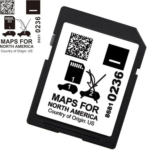 Wzytshun 86810236 2022 أحدث الخرائط والملاحة بطاقة SD أحدث إصدار تحديث الخرائط المتوافق مع GMC Cadillac Buick SilveradoI Camaro 2019 2020 2021 in Kuwait