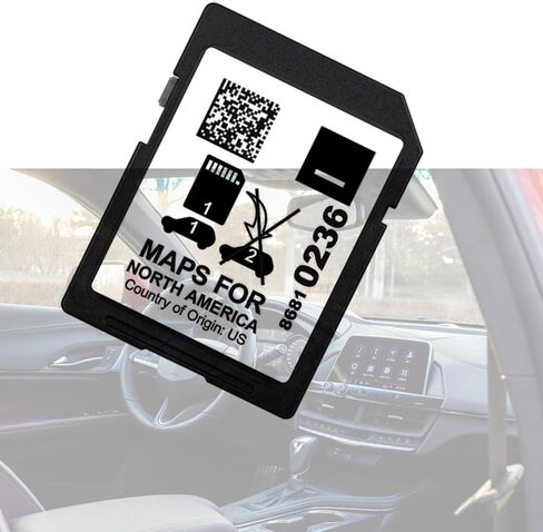Wzytshun 86810236 2022 أحدث الخرائط والملاحة بطاقة SD أحدث إصدار تحديث الخرائط المتوافق مع GMC Cadillac Buick SilveradoI Camaro 2019 2020 2021 in Kuwait