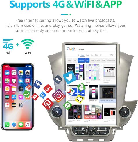 راديو سيارة كوالكوم أندرويد 11 لسيارة شيفروليه سوبربان تاهو جي إم سي يوكون 2014-2020 وحدة رأس بديلة ستيريو 14.4 بوصة IPS 2K شاشة تعمل باللمس طراز تسلا كاربلاي أندرويد ملاحة تلقائية تشغيل الوسائط المتعددة in Kuwait