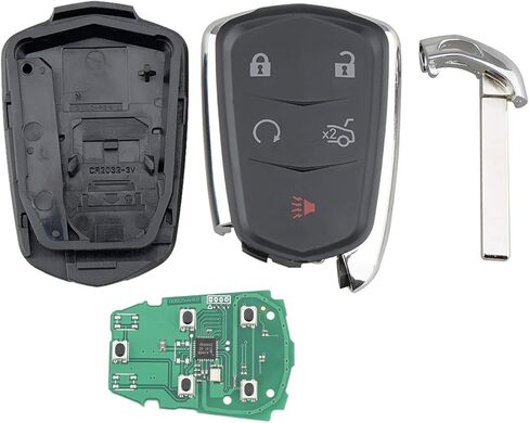 ADAURIS Car Key Fob Keyless Entry Remote Fits for Cadillac SRX 2015-2018, Cadillac XTS, Cadillac Escalade 2015-2017 (FCC ID: HYQ2AB) 315MHZ in Kuwait