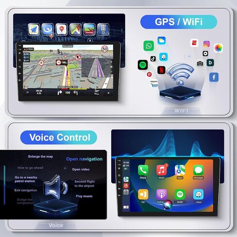 2G 64G Android Car Stereo for Toyota FJ Cruiser 2006-2023 with Apple Carplay, Rimoody 9 Inch Touchscreen Car Radio with GPS Navigation Bluetooth FM HiFi WiFi Android Auto + AHD Backup Camera in Saudi Arabia