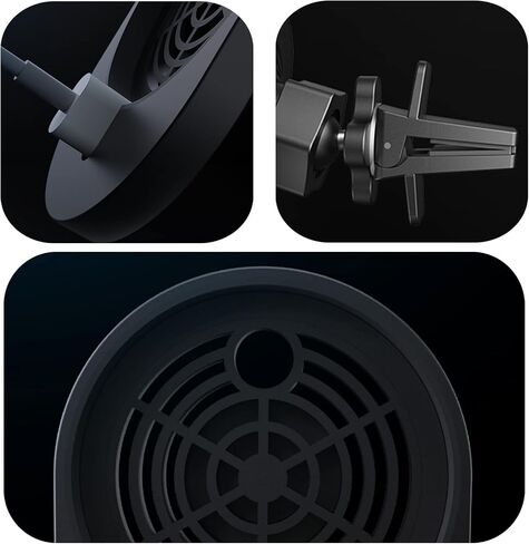 Car Vent Holder for Apple MagSafe Charger Compatible with iPhone 14/14 Plus/14 Pro/14 Pro Max and iPhone 13/12 Series(Charger not Included) in Saudi Arabia