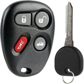 Key Fob Keyless Entry Remote fits 2003-2007 Cadillac CTS + PK3 Key (12223130-50), Set of 2