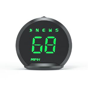 عداد السرعة الرقمي AZIJYV G13، HUD الجديد، عداد السرعة KMH Mph GPS مع إنذار السرعة الزائدة، إنذار القيادة التعب، توصيل وتشغيل USB، شاشة عرض رأس عالمية مناسبة لجميع السيارات in Kuwait