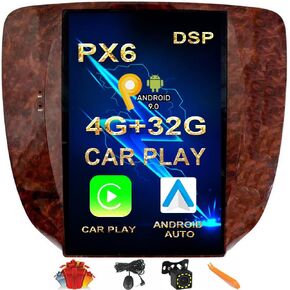 CUSP 12.1 Inch Android Car Stereo Radio GPS for Chevrolet Tahoe Silverado Suburban Avalanche GMC Yukon Sierra 2007-2016 IPS Vertical Touch Screen Multimedia Player in Dash Kit Head Unit Audio Video