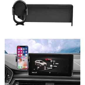 Autoorder مخصص مناسب لحامل هاتف السيارة 2017-2019 Audi A4/2018-2020 Q5 ملحقات الهاتف حامل شاشة 8.3 بوصة للهاتف الخلوي حاملات السيارات بدون استخدام اليدين دوران 360 درجة in Kuwait