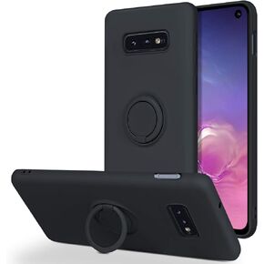 BENTOBEN for Samsung Galaxy S10e Case, Slim Silicone Soft Rubber with 360掳 Ring Holder Kickstand Car Mount Supported Shockproof Protective Cases Cover for Samsung Galaxy S10e 5.8", Antique White in Kuwait