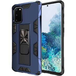 Military Grade Drop Samsung Galaxy S20 Plus Case Galaxy S20+ Case Shockproof with Kickstand Stand Built-in Magnetic Car Mount Armor Heavy Duty Protective Case for Galaxy S20 Plus Phone Case (Blue)