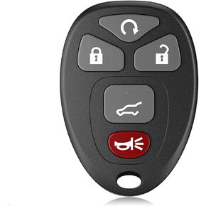 5 Buttons Keyless Entry Remote Control Car Key Fob for Chevy Traverse Tahoe Suburban/Buick Enclave/Cadillac Escalade/07-2016 GMC Acadia Yukon (OUC60270 OUC60221),Set of 1 in Kuwait