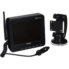 شاشة/جهاز استقبال LCD رقمي لاسلكي Voyager WVOM541AP مقاس 5.6 بوصة، تقنية WiSight، تدعم ما يصل إلى 4 كاميرات WCVMS130AP، يسمح الاقتران التلقائي بإقران الشاشة بالكاميرا مع لمسة زر واحدة (متجدد) in Kuwait