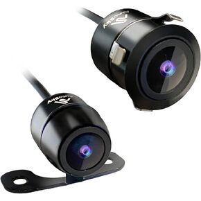 اوتوسكي كاميرا احتياطية عكسية HD بزاوية رؤية واسعة، كاميرا رؤية خلفية عالمية للسيارة - خياران للتركيب - إرشادات قابلة للازالة - صورة عاكسة او غير عاكسة in Kuwait