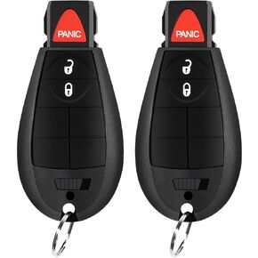 SaverRemotes 3 Button Key Fob Compatible for Dodge Challenger, Charger, Grand Caravan, Chrysler 300, RAM 1500 2500 3500 Keyless Entry Remote Replacement for M3N5WY783X IYZ-C01C