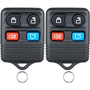 3 Buttons Remote Key Fob Remote Compatible with Ford 1998-2016 F150 F250 F350 Escape Expedition Explorer Ranger Lincoln（CWTWB1U331 CWTWB1U345） 2 Pack