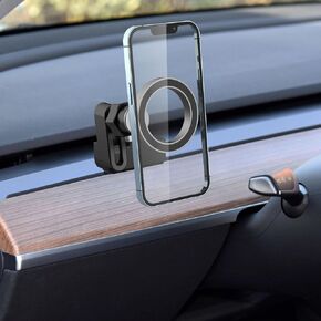 حامل هاتف Enovorld Tesla موديل 2023-2021 Tesla Model 3/Y [إصدار مغناطيسي]، ملحقات Tesla Model 3/Y 2023، ملحقات حامل السيارة MagSafe قابلة للتعديل تناسب جميع الهواتف in Kuwait