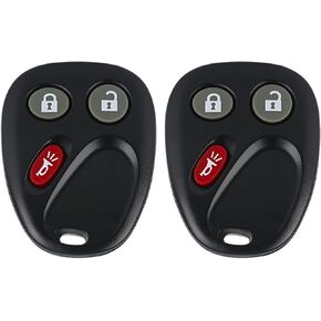 QUBANGGA دخول بدون مفتاح عن بعد استبدال مفتاح Fob Clicker Transmitter مناسب لـ Avalanche Silverado Sierra 3-Button LHJ011 مجموعة من 2 in Kuwait
