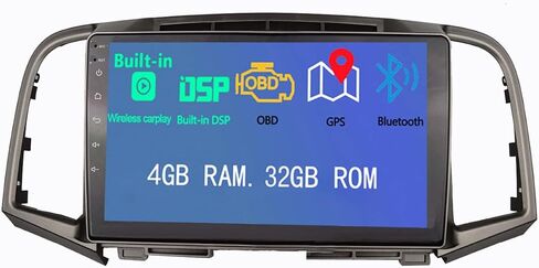 مشغل راديو ستيريو للسيارة يعمل بنظام Android 12 بشاشة 9 بوصة IPS تعمل باللمس ونظام تحديد المواقع العالمي (GPS) مدمج لاسلكي CarPlay بلوتوث يدعم JBL Stereo Factory WiFi Obd2 DVR TPMS لسيارة Toyota Venza 2008-2016 in Kuwait