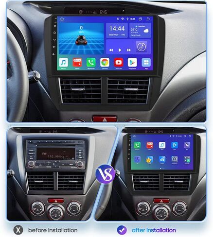 راديو ستيريو للسيارة بنظام تشغيل اندرويد 10 متوافق مع تويوتا كامري 2007-2011 وتويوتا اوريون 2006-2011 مع مشغل فيديو للسيارة مقاس 9 انش ومشغل وسائط متعددة ونظام تحديد المواقع وبلوتوث in Kuwait