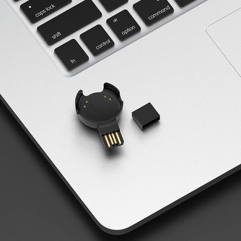 شاحن TenCloud متوافق مع شواحن USB بديلة Polar Verity Sense لـ OH1/Verity Sense (أسود) in Kuwait