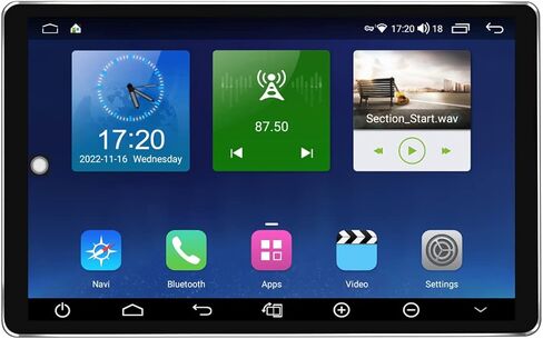 JOYING جديد 10.1 بوصة ستيريو سيارة أندرويد شاشة قابلة للتدوير التلقائي 1280x800P شاشة لمس عالمية مزدوجة الدين راديو السيارة أندرويد 10.0 نظام دعم Bluetooth5.1/5G WIFI/4G بطاقة SIM in Kuwait
